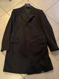 Cappotto di lana Fay grigio antracite