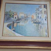 ENZO  BALLARIN olio su tela 40x50