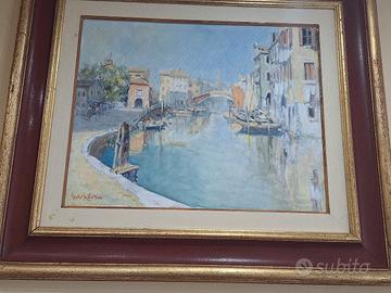 ENZO  BALLARIN olio su tela 40x50