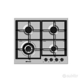 Piano cottura Acciaio inox 4 Fuochi gas