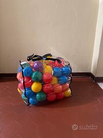 Palline colorate plastica