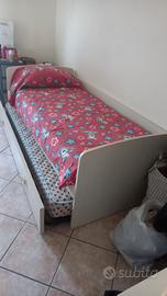 Letto 1 piazza + lettino estraibile 