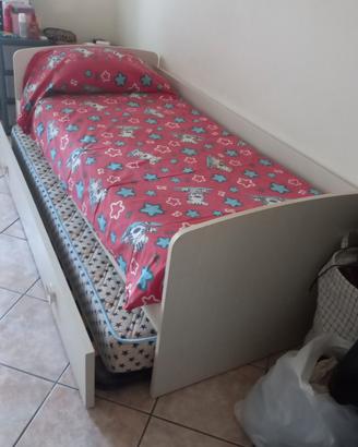 Letto 1 piazza + lettino estraibile 