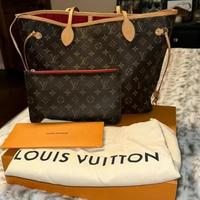 Borsa con monogramma Neverfull di Louis Vuitton