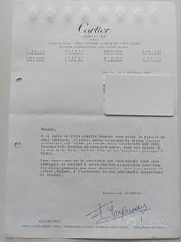 Documento storico Cartier (1977)) archivio Parigi