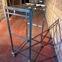 Carrello inox per salsicce