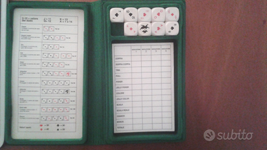 Set gioco dadi