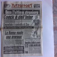 UDINESE – ZICO giornale quotidiano 1983