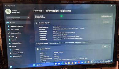 COMPUTER ASROCK AMD A4-5000 8GB RAM SSD 128GB WIFI
