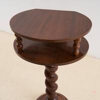 Tavolino espositore comodino in massello