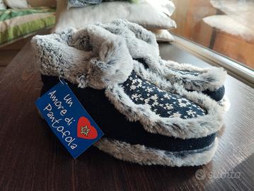 pantofole ciabatte pile inverno calde