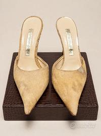 Mule Gianmarco Lorenzi vintage beige