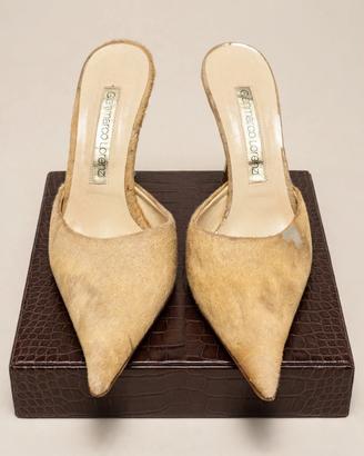 Mule Gianmarco Lorenzi vintage beige