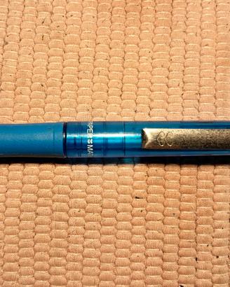 Penna Paper Mate Gel-Roller F Blu '90 Funzionante