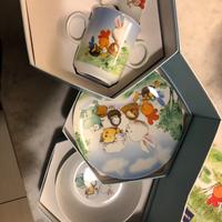 NUOVO - Set 4 pezzi bambini porcellana “Le Perle”.