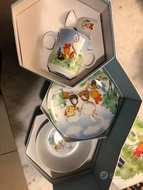 NUOVO - Set 4 pezzi bambini porcellana “Le Perle”.