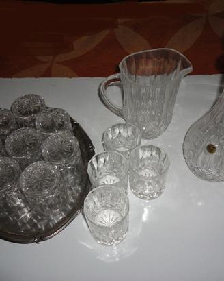 Set RCR :12 Bicchieri, Caraffa, Bottiglia Nuovi