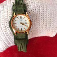 orologio casio vintage  cinturino in pelle 
