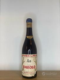 Barolo Anselma 1961 vino storico