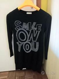 Maglione lungo nero