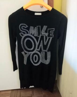 Maglione lungo nero