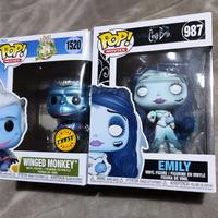 Lotto funko monkey 1520 e emily 987