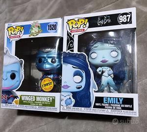 Lotto funko monkey 1520 e emily 987
