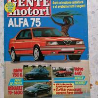 Gente Motori 1988 ALFA 75 BMW 750 ESCORT Volvo 440
