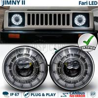 Fari LED per Suzuki Jimny 2 OMOLOGATI Angel Eyes