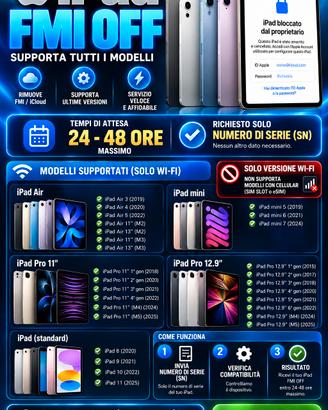 SBLOCCO DISPOSITIVI APPLE e RIPARAZIONI 🍏💻