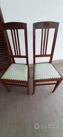 2 sedie d'epoca