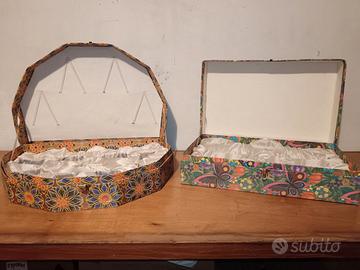 scatole vuote rivestite