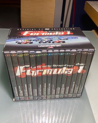 Box di 15 DVD ‘ La grande Avventura ‘ F1
