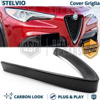 Cover Griglia per Alfa Romeo Stelvio Carbonio Nero