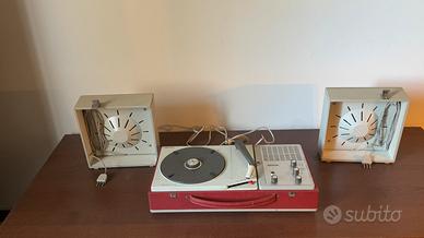 Giradischi Siera stereo con casse da collezione