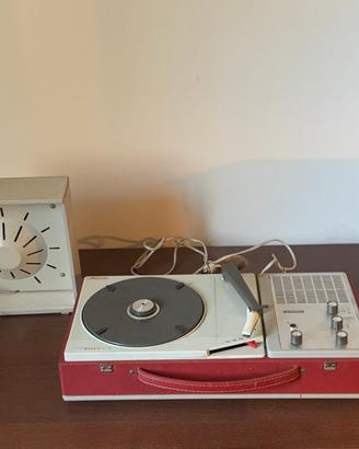 Giradischi Siera stereo con casse da collezione