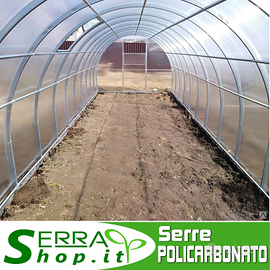 Serra tunnel 8x3 policarbonato pesante neve serre