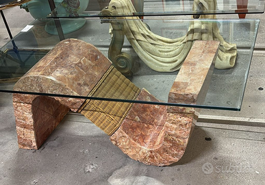 Tavolino in vetro Nuovo da esposizione 362/U