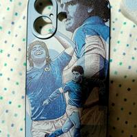 custodia per iPhone 16 con stampa Maradona 
