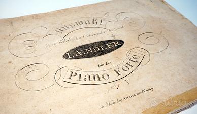 Spartiti per piano di antiche ballate austriache