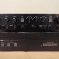Yamaha pre e finale hi fi vintage '80
