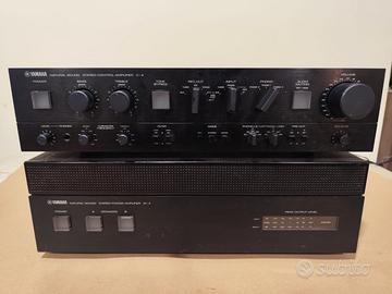 Yamaha pre e finale hi fi vintage '80