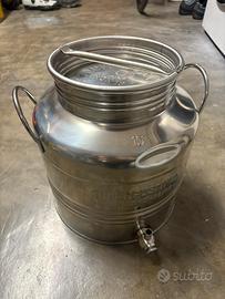 FUSTO ACCIAI INOX 15 LITRI