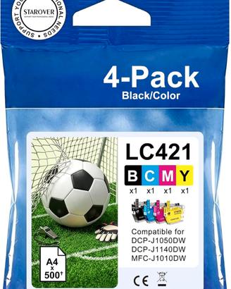 Cartucce compatibili per Brother LC421
