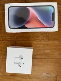 iPhone 14 + AirPods 4 Nuove