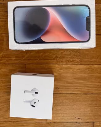 iPhone 14 + AirPods 4 Nuove