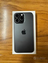 Iphone 15 pro max 256gb titanio nero