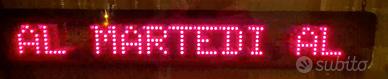 Insegna Led a testo scorrevole
