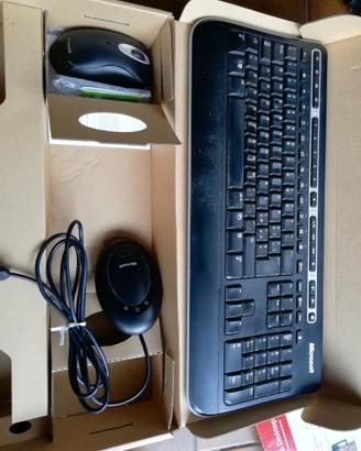 Tastiera Microsoft wireless media desktop 1000