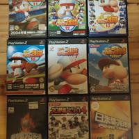 Lotto 9 Giochi PS2 Baseball NTSC Japan Playstation